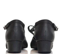 Dame Dansebutikken Folkedansesko Damer|Salsasko Damer-Anniel dansesko/træningssko m.kryds rem - 2181