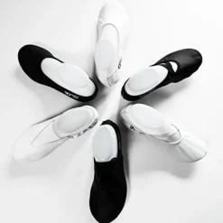 Dame/Børn Dansebutikken Gymnastiksko Voksne|Gymnastiksko Børn-Anniel hvid kryds gymnastiksko skind