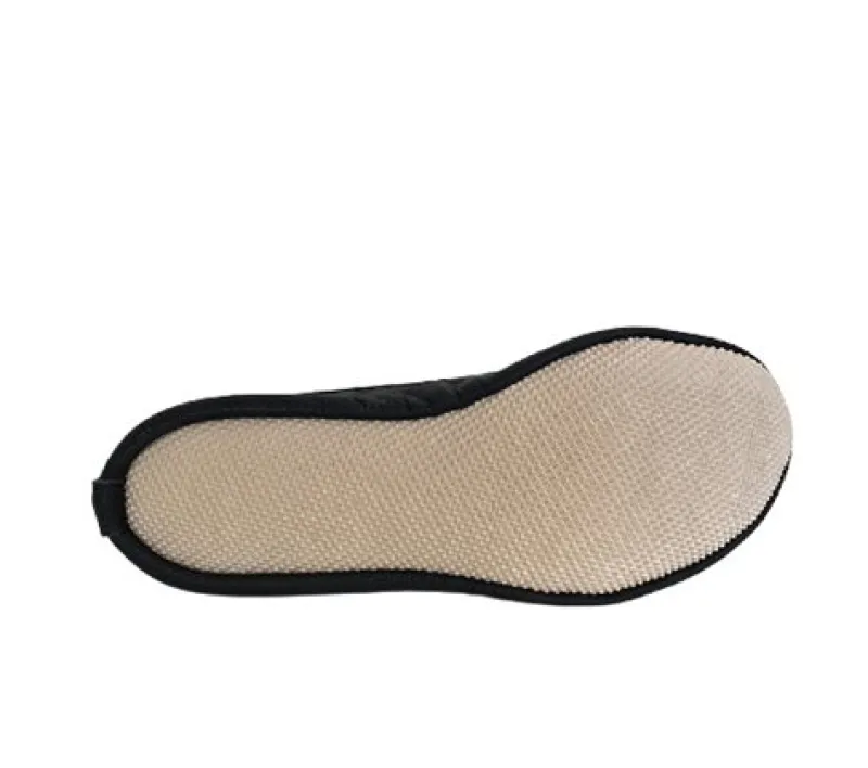 Børn Dansebutikken Gymnastiksko Voksne|Gymnastiksko Børn-Anniel sort gymnastiksko med gummi sål