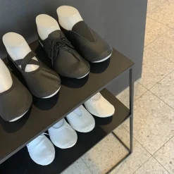 Børn Dansebutikken Gymnastiksko Voksne|Gymnastiksko Børn-Anniel sort gymnastiksko med gummi sål