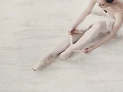 Dansebutikken Andet Til Ballet-Balletplakat med balletdanser med tåspidssko