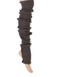 Dansebutikken Benvarmere Til Yoga|Benvarmere Til Ballet-Benvarmere ribstrik brun 85 cm Seré