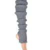 Dansebutikken Benvarmere Til Yoga|Benvarmere Til Ballet-Benvarmere ribstrik grå 85 cm Seré