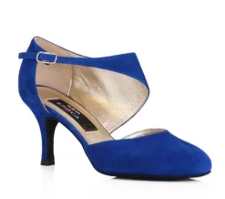 Dame Dansebutikken Salsasko Damer|Tangosko Damer-Blå dansesko Nueva Epoca By Reyna 7 cm hæl
