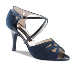 Dame Dansebutikken Salsasko Damer|Tangosko Damer-Blå dansesko Nueva Epoca Rosita 6 cm hæl