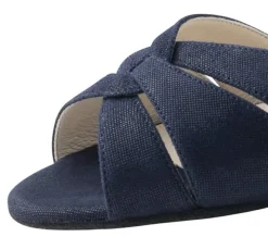 Dame Dansebutikken Salsasko Damer|Tangosko Damer-Blå Ebony dansesko i ruskind Werner Kern