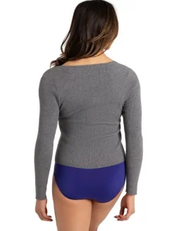 Dame Dansebutikken Ballet Strik Damer-Blød grå strik fra Capezio