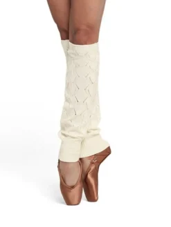 Dansebutikken Benvarmere Til Yoga|Benvarmere Til Ballet-Bloch benvarmere 55 cm - offwhite