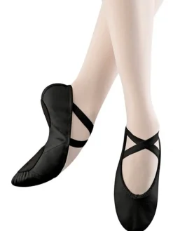 Dansebutikken Balletsko Bløde-Bloch bløde sorte balletsko med split sål