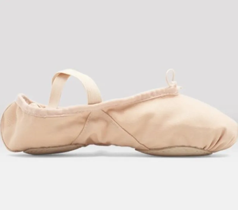 Dansebutikken Balletsko Bløde-Bloch kanvas spring balletsko rosa splitsål