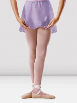 Børn Dansebutikken Gymnastikkjole Piger|Ballet Underdele Børn-Bloch lilla chiffon skørt børn