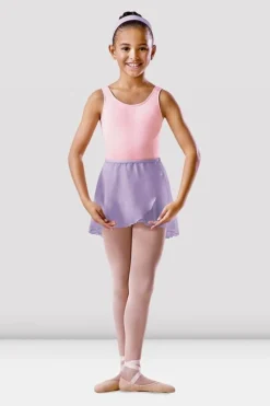 Børn Dansebutikken Gymnastikkjole Piger|Ballet Underdele Børn-Bloch lilla chiffon skørt børn