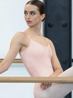 Dame Dansebutikken Dragter Damer|Balletdragter Damer-Bloch rosa klassisk dragt m. tynde stropper og rynk