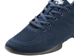 Dame Dansebutikken Salsasko Damer|Swingsko Damer-Blåsorte sneaker åndbar strik til damer - Suny