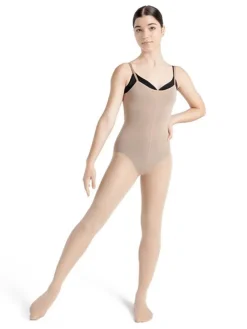 Dame Dansebutikken Gymnastik Undertøj Damer|Heldragter Damer-Capezio helunderdragt med hul i foden