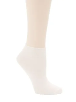 Børn Dansebutikken Andet Til Ballet|Ballettøj Drenge-Capezio hvide sokker til drenge