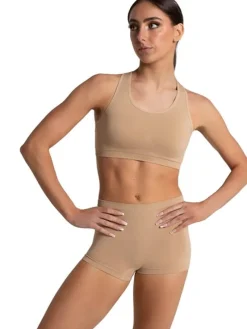 Børn Dansebutikken Gymnastik Undertøj Pige|Ballet Toppe Børn-Capezio nude racerback top til piger