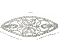 Dansebutikken Rhinsten/smykker|Hår Accessories-Crystal rhinsten flot hårpynt