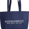 Dansebutikken Tasker Til Yoga|Dansetasker-Dancecompany navy filt net med tryk