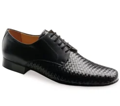 Dansebutikken Tangosko Herrer|Salsasko Herrer-Dansesko sort flet Werner Kern