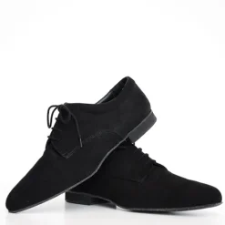 Dansebutikken Tangosko Herrer|Salsasko Herrer-Dansesko sort lækker ruskind Werner Kern