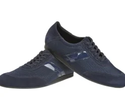 Dansebutikken Tangosko Herrer|Salsasko Herrer-Diamant mørkeblå dansesneaker vario spin sål til herrer