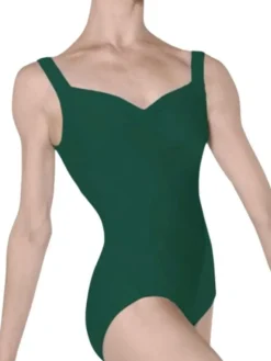 Dame Dansebutikken Balletdragter Damer-Dragt i mørkegrøn fra Wear Moi