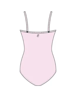 Dame Dansebutikken Balletdragter Damer-Dragt med tynde stropper i balletpink fra Wear Moi