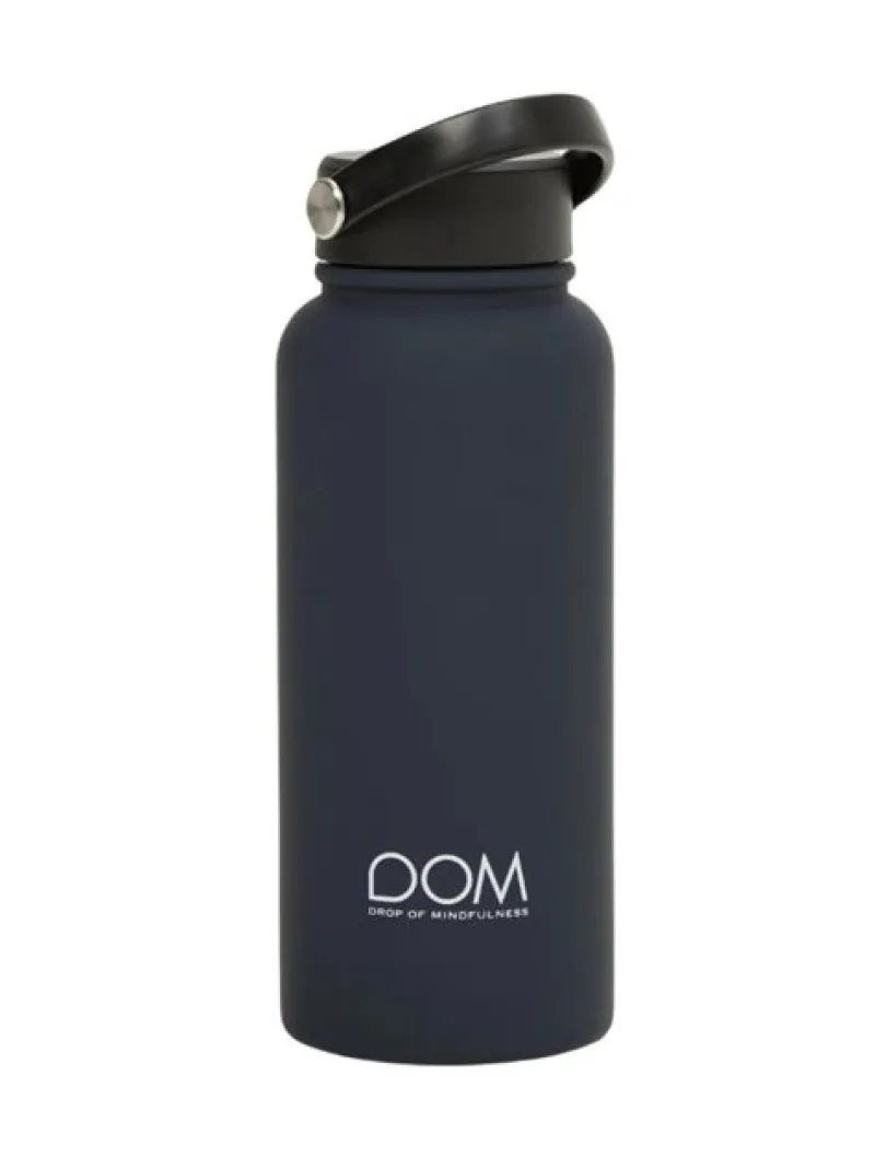 Dansebutikken Andet Til Yoga|Andet Til Gymnastik-Drop of Mindfulness drikkeflaske 1000 ML mørkeblå