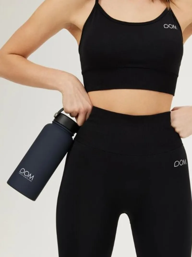 Dansebutikken Andet Til Yoga|Andet Til Gymnastik-Drop of Mindfulness drikkeflaske 1000 ML mørkeblå