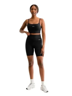 Dame Dansebutikken Pilates Bukser/leggings|Yogabukser-Drop of Mindfulness Lola shorts i mat sort