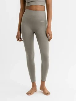 Dansebutikken Pilates Bukser/leggings|Yogabukser-Drop of mindfulness salvie grønne seamless leggings