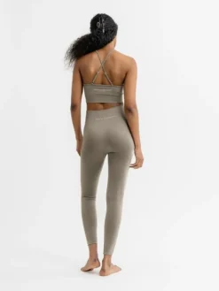 Dansebutikken Pilates Bukser/leggings|Yogabukser-Drop of mindfulness salvie grønne seamless leggings
