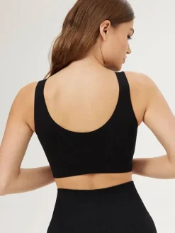 Dame Dansebutikken Yogatoppe|Overdele Damer-Drop of Mindfulness seamless top i sort