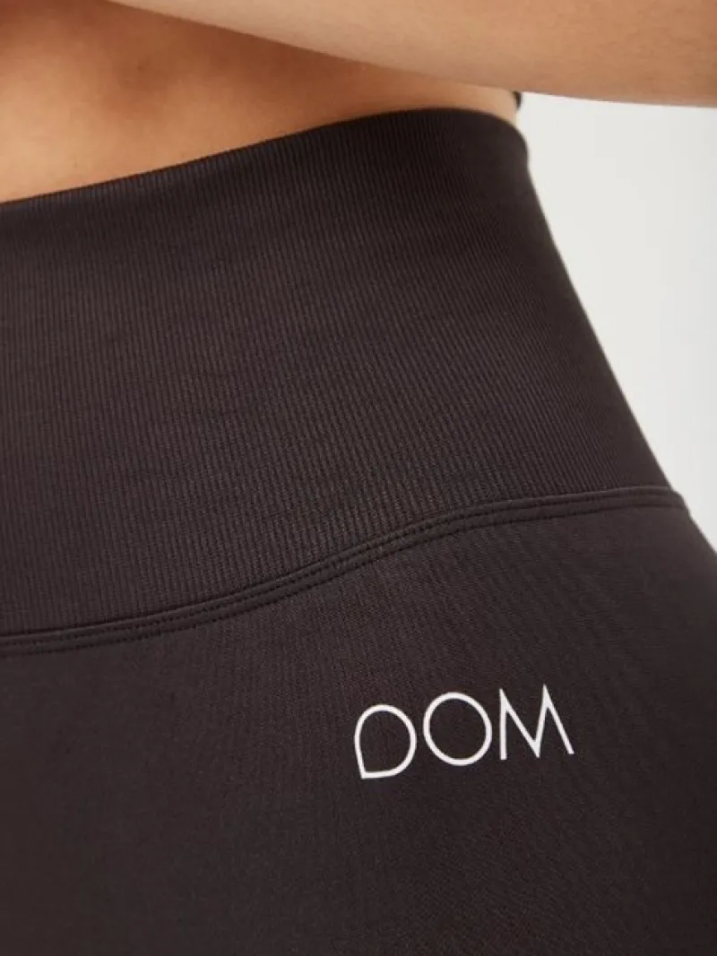 Dansebutikken Pilates Bukser/leggings|Yogabukser-Drop of mindfulness seamless leggings i brun