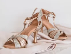 Dame Dansebutikken Brudesko|Salsasko Damer-Elite Martina dansesko 6 cm hæl Rummos