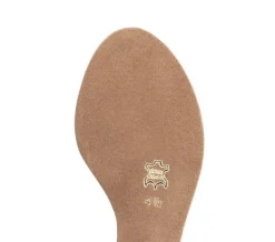 Dame Dansebutikken Salsasko Damer|Tangosko Damer-Flot Anna Kern beige dansesko med rhinsten