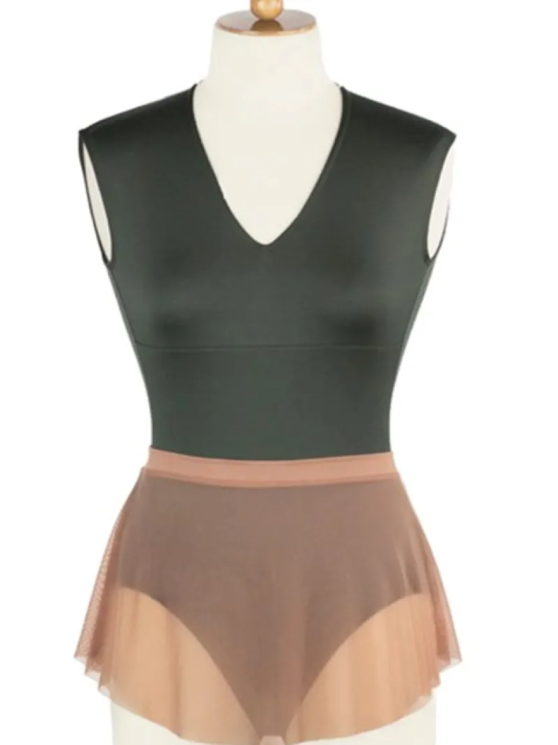 Dame Dansebutikken Ballet Underdele Damer-Flot kort cafe au lait balletskørt fra balletrosa