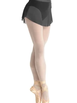 Dame Dansebutikken Ballet Underdele Damer-Flot kort sort balletskørt fra balletrosa