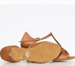 Dame Dansebutikken Salsasko Damer|Latinsko Damer-Flot latin/salsa sko Mia t-bar International 5 cm