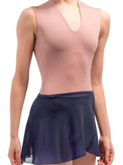 Dame Dansebutikken Ballet Underdele Damer-Flot mørkeblå ballet slå om skørt fra Balletrosa