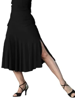 Dame Dansebutikken Danseunderdele Damer-Flot sort nederdel Danceeverywear