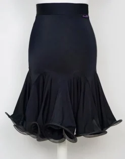 Dansebutikken Dansetøj Pige-Flot sort nederdel til dans til piger - Ready4dance