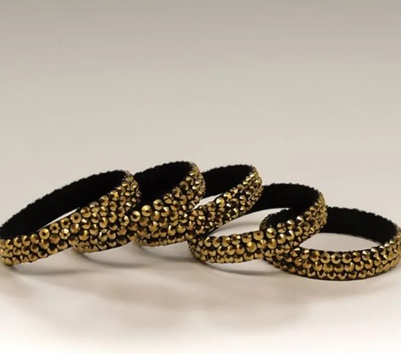 Dansebutikken Smykker Til Dans-Guld rhinsten armbånd