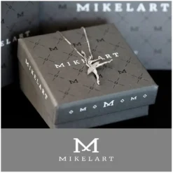 Børn Dansebutikken Andet Til Ballet|Balletting Børn-Halskæde i sølv med balletdanser vedhæng Mikelart