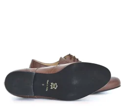 Dansebutikken Tangosko Herrer|Salsasko Herrer-Herre dansesko cognac farvet skind Werner Kern