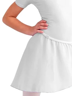 Børn Dansebutikken Gymnastikkjole Piger|Ballet Underdele Børn-Hvid chiffon skirt piger Capezio