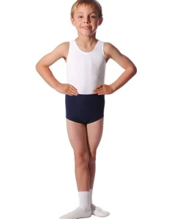 Børn Dansebutikken Ballettøj Drenge-Hvid tank body til ballet drenge/herre