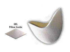 Dansebutikken Balletsko Tilbehør-Hvide tå beskyttere i skum med gelepude