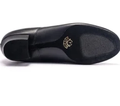 Dame Dansebutikken Orgelsko Damer|Drenge Dansesko-International contra dansesko i sort skind